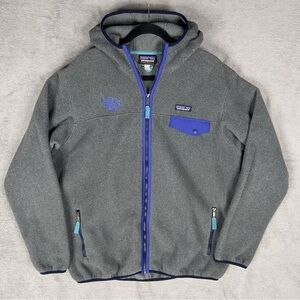 Patagonia Phish Lightweight Synchilla Snap-T Hoody Men's Large Gray Blue 25462